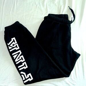 PINK VS Black sweatpants - S
